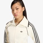 Mikina adidas Slim Fitted Firebird Track Top Off White M