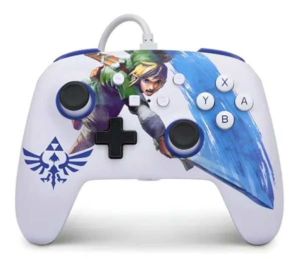 PowerA Enhanced Wired Controller - Master Sword Attack / Herný ovládač / drôtový / USB / pre Nintendo Switch (1526548-01)