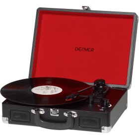 Denver VPL-120 čierna / Gramofón / pripojenie k PC pomocou USB / umožňuje nahrávanie LP dosiek do PC (111201100050)
