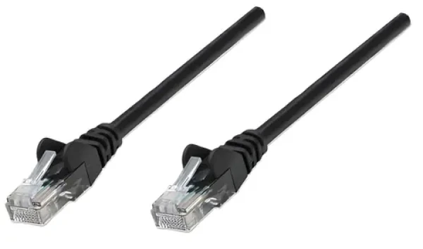 Intellinet čierna / Patch kábel Cat5e / U/UTP / 10 m / RJ-45 (345378)