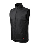 Teplá vesta unisex ebony gray 4XL
