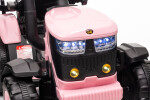 Mamido Mamido Detský elektrický traktor s vlečkou 12V 7Ah ružový