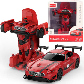 Mamido RASTAR Mercedes GT3 AMG Auto Robot Transformácia svetlo zvuk