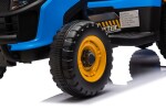 Mamido Detský elektrický traktor BBH-030 s prívesom modrý