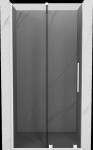 MEXEN/S - Velár posuvné sprchové dvere 120, grafit, biela 871-120-000-41-20