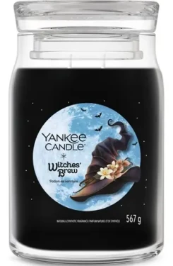 Yankee Candle Vonná sviečka Witches' Brew / Signature sklo veľké / 2 knôty / Drevité