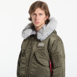 Bunda Alpha Industries 45/P Hooded Custom Mud Olive XL