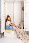 Pančuchy Knittex DR 2504 Amelisse 20 den 116-158 bianco 134-140