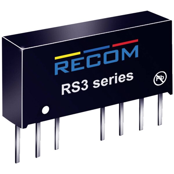 RECOM RS3-0512S DC / DC menič napätia 12 V 0.25 A 3 W Počet výstupov: 1 x; RS3-0512S