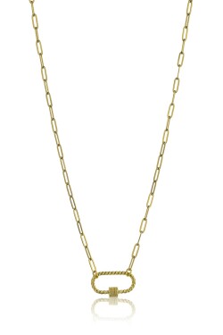 Marc Malone Originálny pozlátený náhrdelník Hailey Gold Necklace MCN23016G