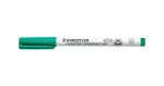 Staedtler Lumocolor / Popisovač na bielu tabuľu / zelený / stopa 1 mm (301-5)