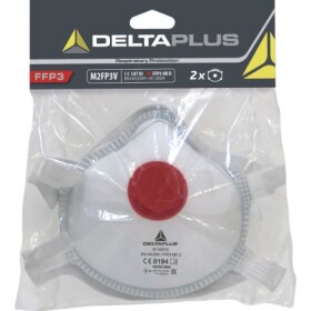 Respirátory Delta Plus M2FP3V - balenie 2ks Farba: Biela