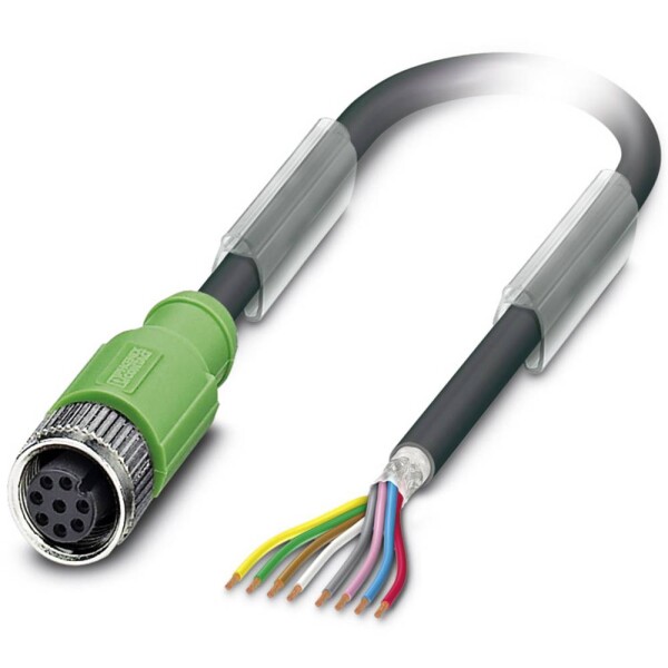 Sensor/Actuator cable SAC-8P-10,0-PUR/M12FS SH 1522891 Phoenix Contact; 1522891