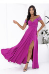 Dlhé šaty 224691 fuchsiová - With You 44