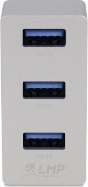 LMP USB-C Tiny Hub, 3 port USB-A hub - Silver