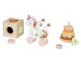 2KIDS TOYS Motorická hračka 3 v 1 Unicorn