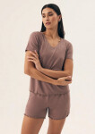 Dámske pyžamo Henderson 42679-82X XL Purple Animal