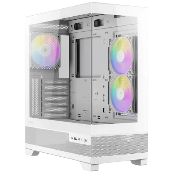 Antec CX700 ARGB biela / ATX / 1x USB-A 3.0 / 1x USB-C 3.2 Gen 2 / 3x 120mm ARGB / bez zdroja / priehľadná bočnica (0-761345-10132-5)