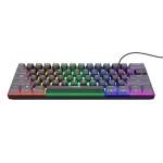 Trust Gaming GXT 867 Acira čierna / Herná klávesnica / mechanická / RGB / 60% / US / USB-C (24882)