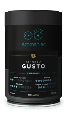 Espresso Gusto / Zrnková káva / dóza / 250 g