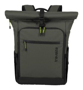Rolovací ruksak Travelite Briize Backpack M Roll-Up Khaki