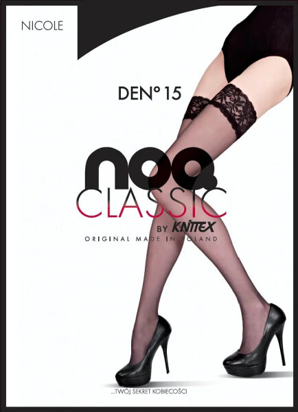 Knittex Nicole 15 den Black - Knittex NOQ 2-S černá