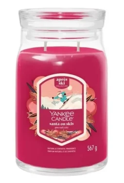 Yankee Candle SANTA ON SKIS Signature veľký (5038581167213)