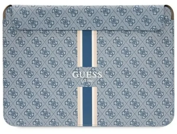 Guess 4G Printed Stripes modrá / Puzdro na notebook / 14" (GUCS14P4RPSB)