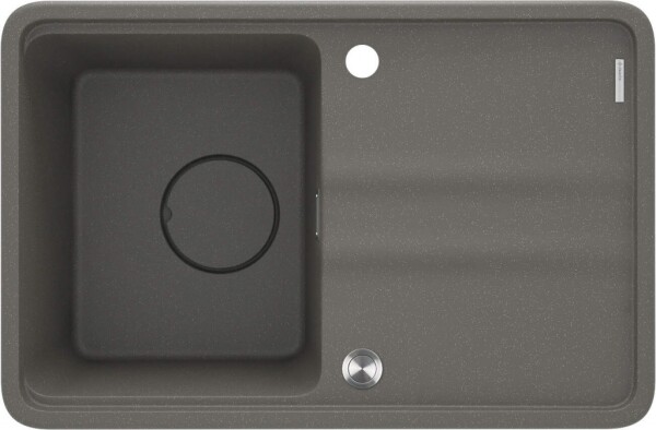 DEANTE DEANTE - Momi anthracite metallic Granitový drez, 1-bowl with drainer ZKM_T11A