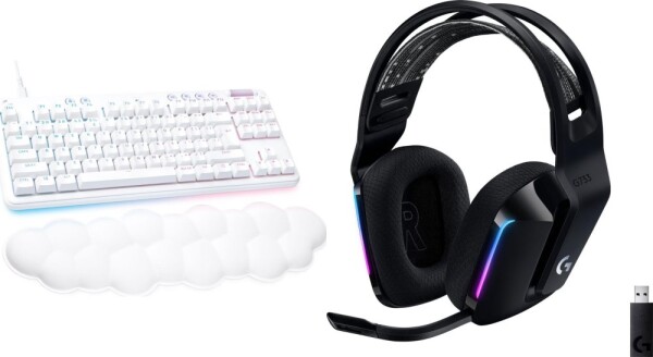Logitech G713 Linear (920-010678) + G733 Lightspeed Czarne (981-000864)