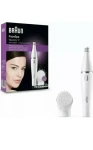 Braun Face 810 biela / epilátor tváre / čistiaca kefa tváre / Umývateľný (4210201097358)