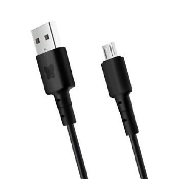 BonBon Dátový a nabíjací kábel USB-A 2.0 na microUSB 1m čierna (BON-DM-BK)