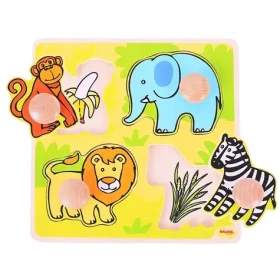 Bigjigs Toys Moje prvé vkladacie puzzle safari