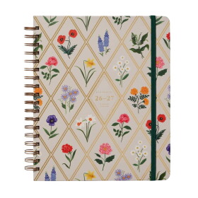 Rifle Paper Co. Krúžkový diár na 17 mesiacov 2026/2027 Garden Study
