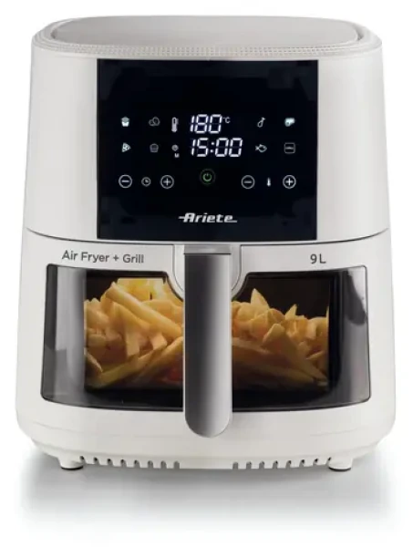 Ariete Airfryer biela / Teplovzdušná fritéza / 1500 W / 9 l / 8 programov (4630W)