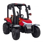 Mamido Detský elektrický traktor BLAST s prívesom 2x200W červený