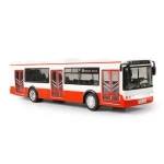 Rappa 240650 Autobus ktorý hlási zastávky česky 28 cm červená