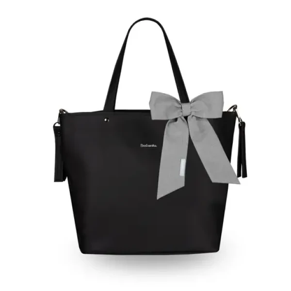 Beztroska Matylda taška s mašľou deep black (BTK70.ML)