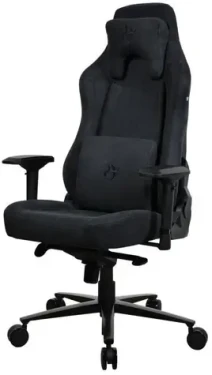 Arozzi VERNAZZA Supersoft Fabric Black / Herná stolička / čierna / látkové čalúnenie / nosnosť 145kg (VERNAZZA-SPSF-BK)