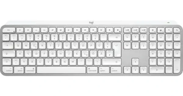 Logitech MX Keys S for Mac svetlo šedá / Klávesnica / Bezdrôtová / DE layout (920-011624)