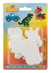 HAMA Podložky na zažehľovacie korálky MIDI auto, papagáj, dinosaurus