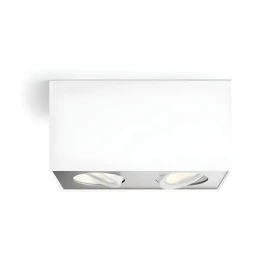 Philips Box 2x4,5W biela / LED stropné bodové svietidlo / 1000 lm / 2200-2700K WarmGlow / IP20 (SKL000301064)