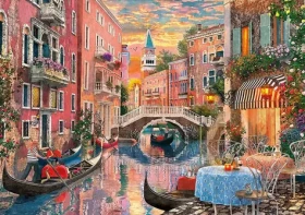 Clementoni PUZZLE Západ slnka v Benátkach