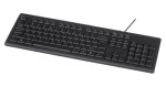 A4Tech KR-83 čierna / Klávesnica / Drôtová / 100% (Full-size) / Membránová / USB (A4TKLA42925)
