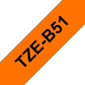 Brother TZE-B51 šedá / Páska do tlačiarne štítkov / Laminovaná / 24 mm / 5 m (TZE-B51)