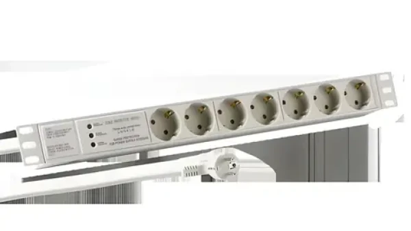 EFB PDU 19" 1U šedá / PDU / 7x CEE 7/3 / Prepäťová ochrana / 16 A (EK631DE.3GR)