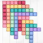 Connetix Connetix Tiles - Magnetická Stavebnica Pastelové Obdĺžniky 24 ks