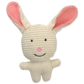 HAVE A PET Plyšová hračka Králik biela 20 cm / Hračka pre psa / plyš / s pískatkom (854-344807)