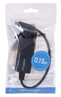 Lanberg NC-1000-02 / Sieťový adaptér / USB-C + USB / RJ-45 (NC-1000-02)