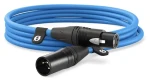 Rode XLR3M-B modrá / Kábel XLR (M) - XLR (F) / 3 m (XLR3M-B)